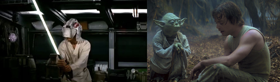 Anakin's son Luke thought he knew more than he did. He needed training and a mentor. He even dabbled with the dark side briefly.